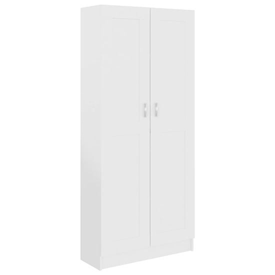 Nancia Wooden Wardrobe With 2 Doors In White_4