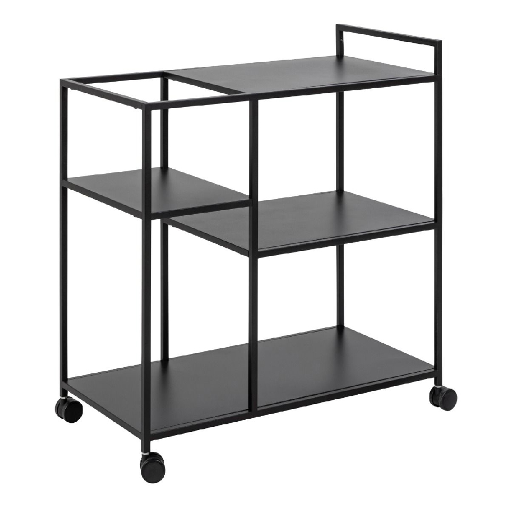 Napa Metal Drinks Serving Trolley In Matt Black