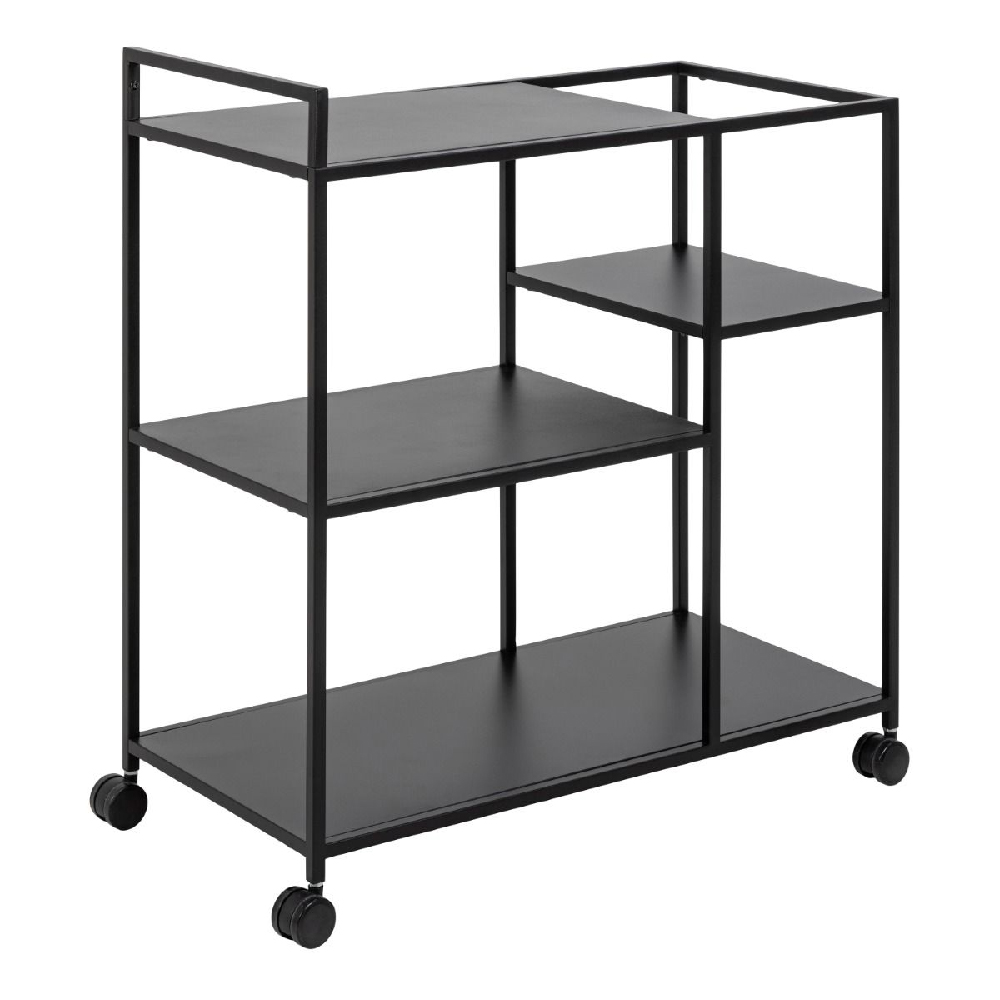 Napa Metal Drinks Serving Trolley In Matt Black