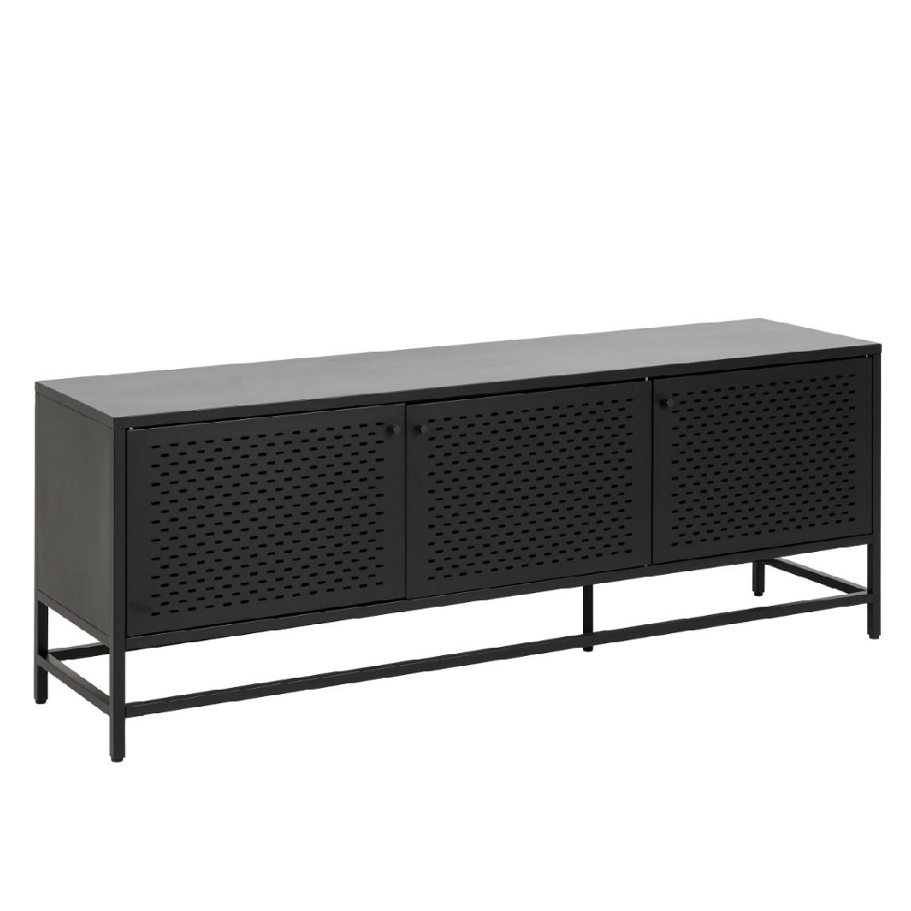 Read more about Napa metal storage cabinet with 3 doors wide in matt black