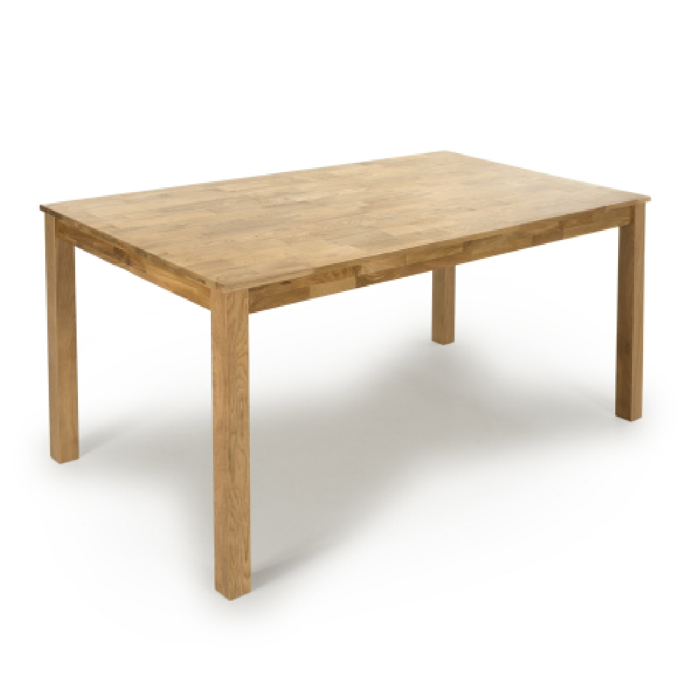 Read more about Naperville wooden rectangular dining table in oak