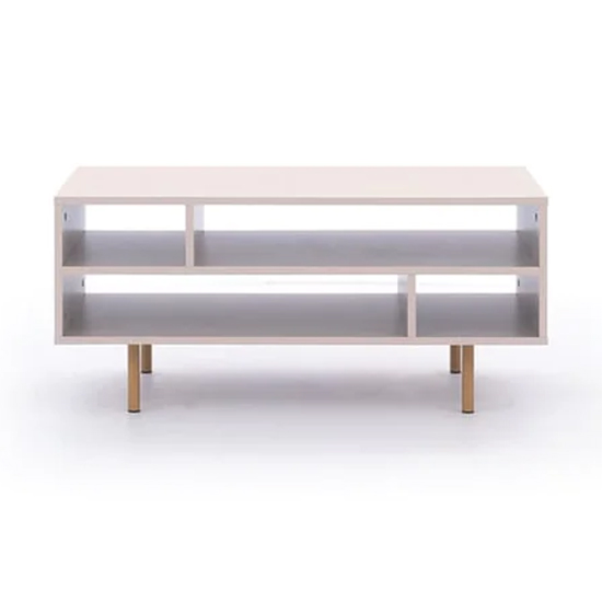 Naples Wooden Coffee Table In Cashmere