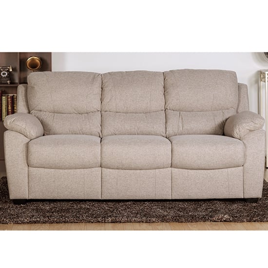 Read more about Narva fixed fabric 3 seater sofa in dune