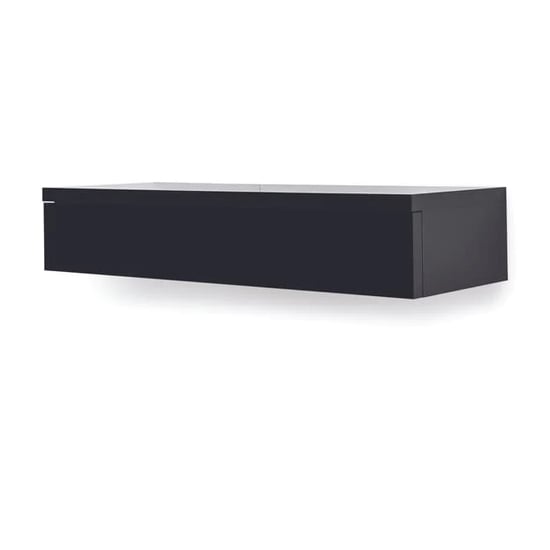 Product photograph of Narva Wooden Floating Dressing Table With 1 Drawer In Black from Furniture in Fashion