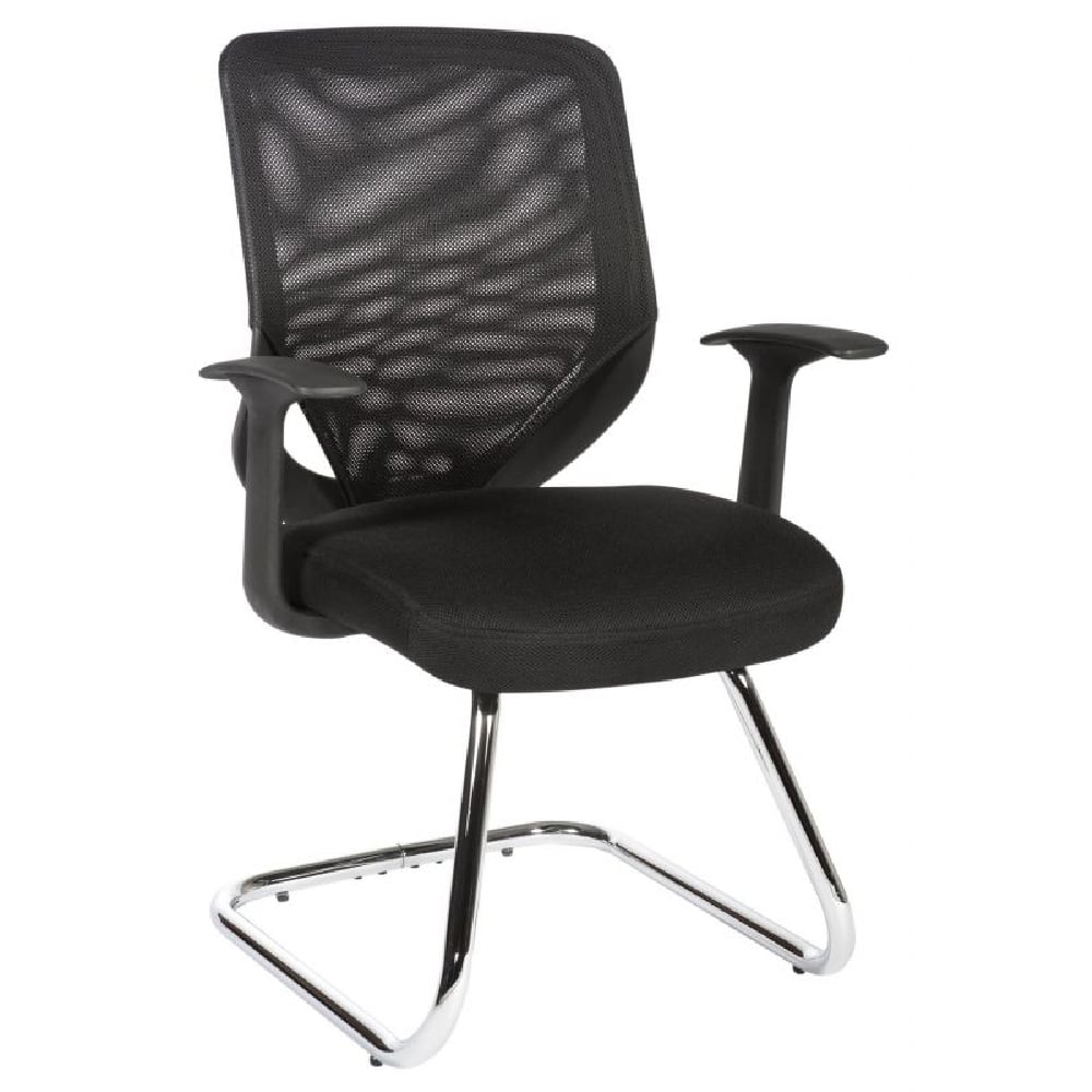 Read more about Nashua fabric home and office chair with chrome legs in black