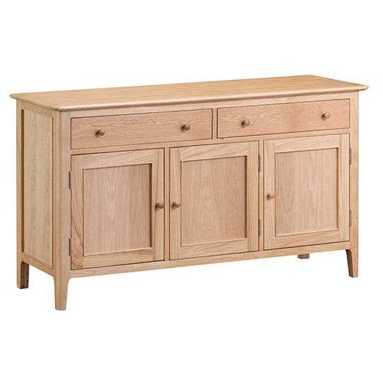 Read more about Nassau wooden 3 doors and 2 drawers sideboard in natural oak