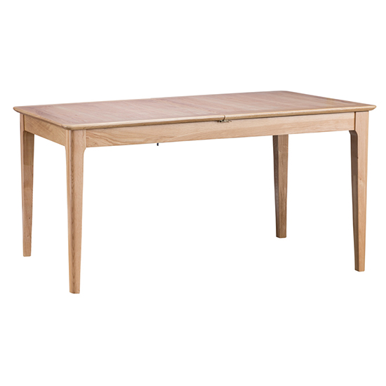 Nassau Extending 160cm Butterfly Dining Table In Natural Oak