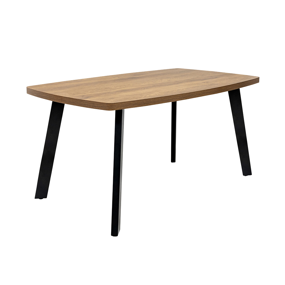 Nassau Large Wooden Dining Table in Dark Oak