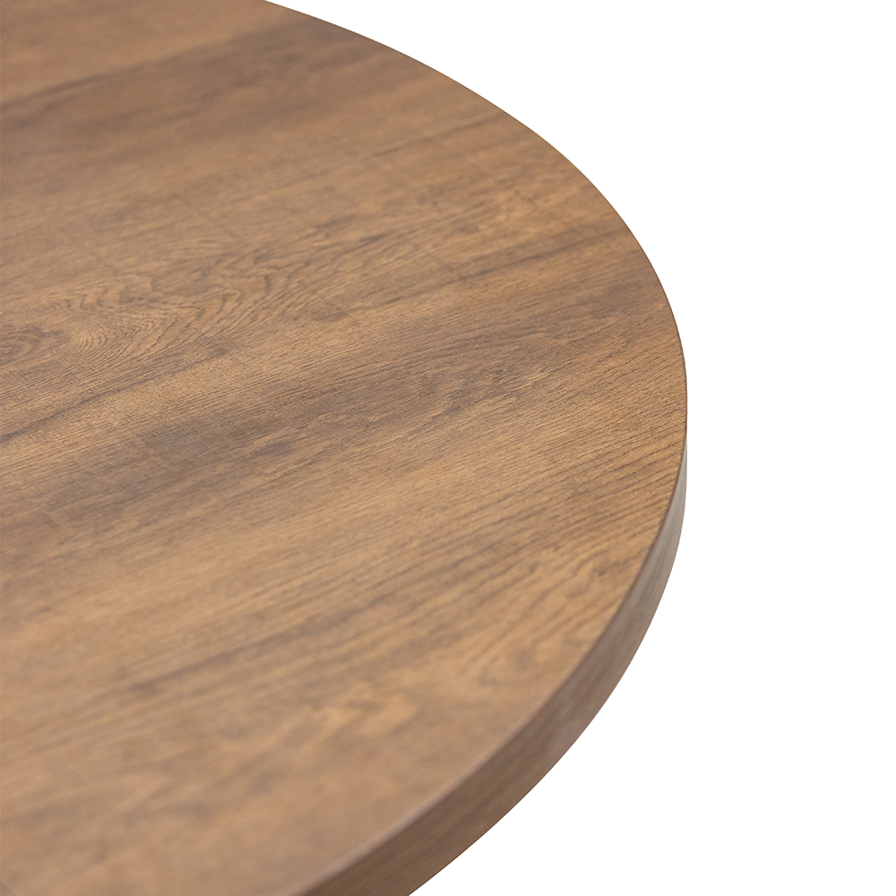 Nassau Oval Wooden Extending Dining Table in Dark Oak