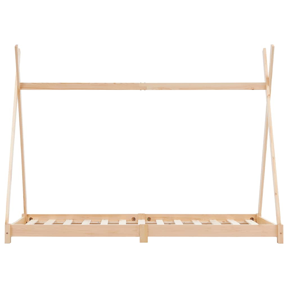 Natara Large Wooden Children Bed In Brown