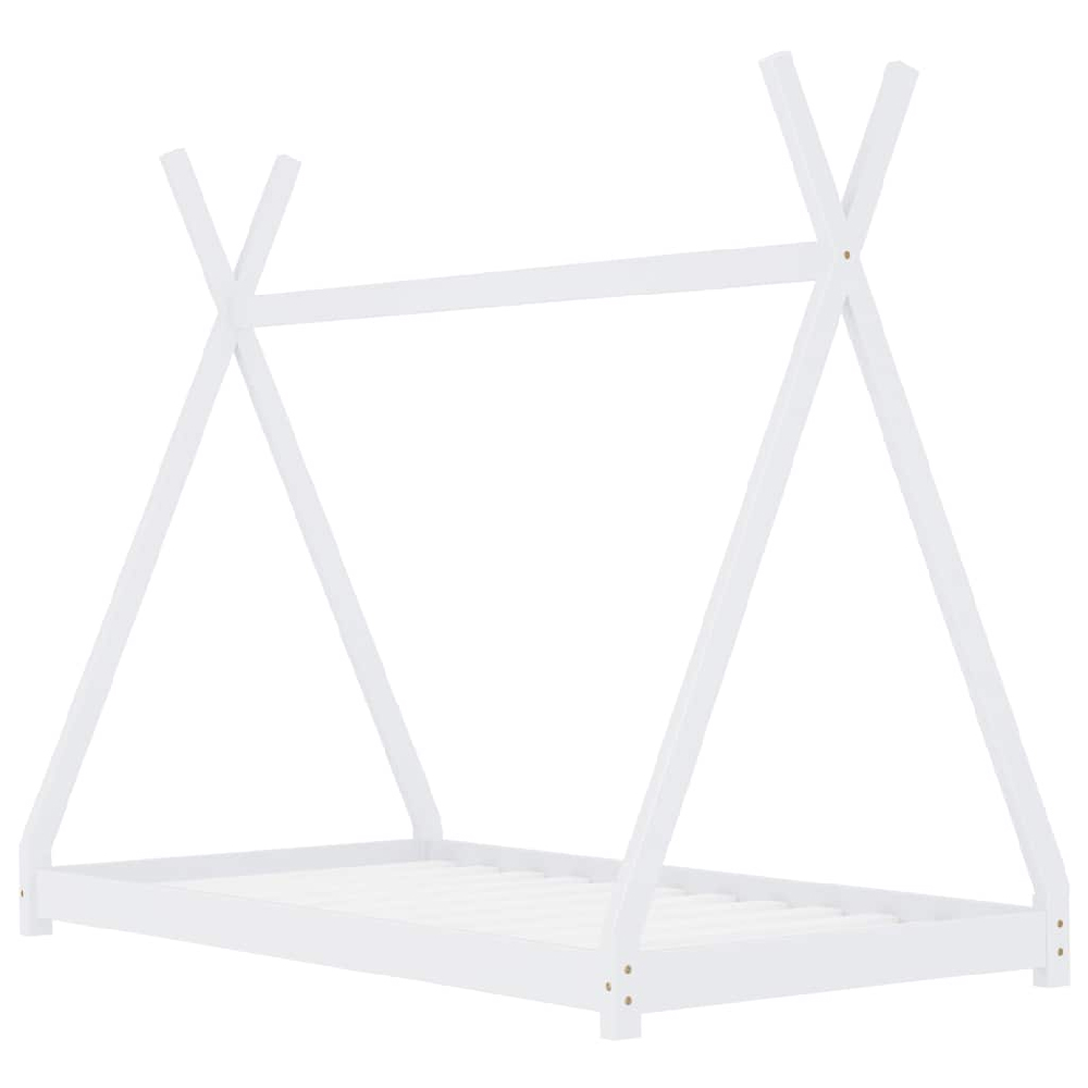 Natara Large Wooden Children Bed In White