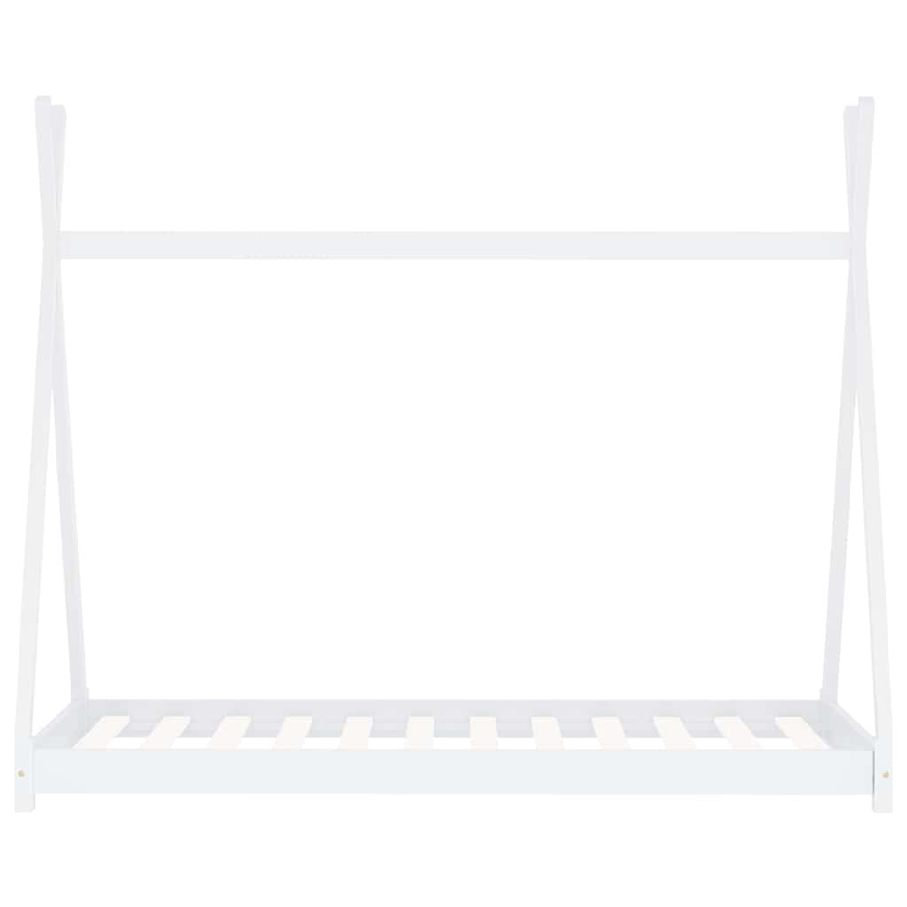 Natara Large Wooden Children Bed In White