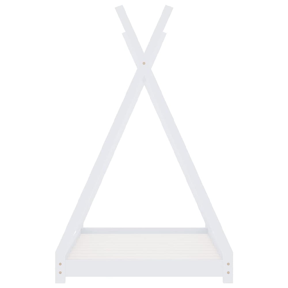 Natara Large Wooden Children Bed In White
