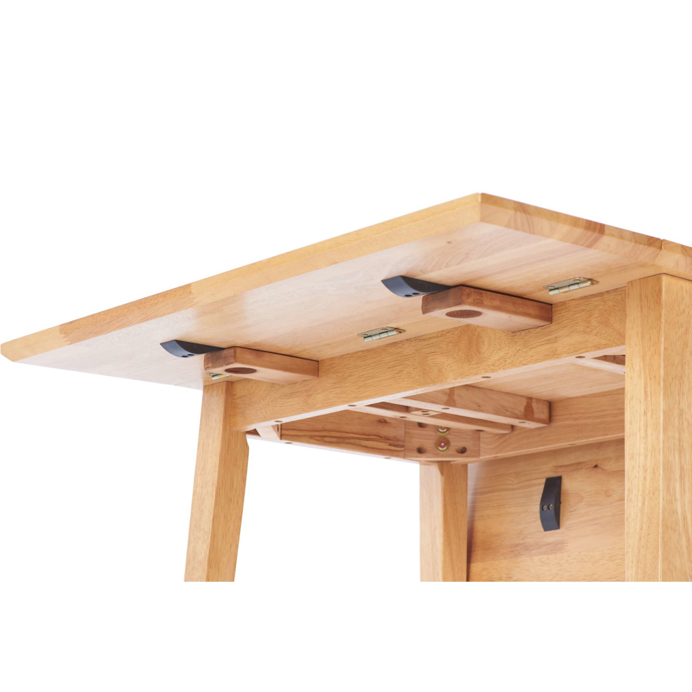 Navarra Wooden Drop Leaf Dining Table with 2 Chairs in Oak