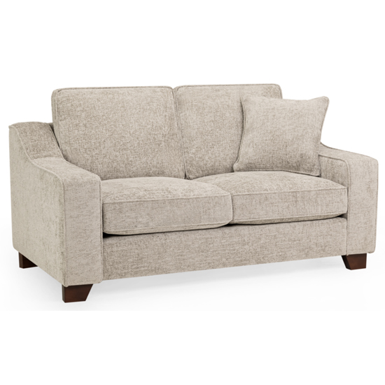 Read more about Nazra fabric 2 seater sofa in stone