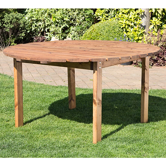 Necova Medium Round Wooden Dining Table
