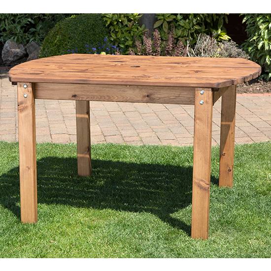 Necova Small Rectangular Wooden Dining Table
