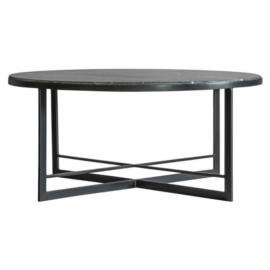 Necta Round Marble Top Coffee Table In Black_3