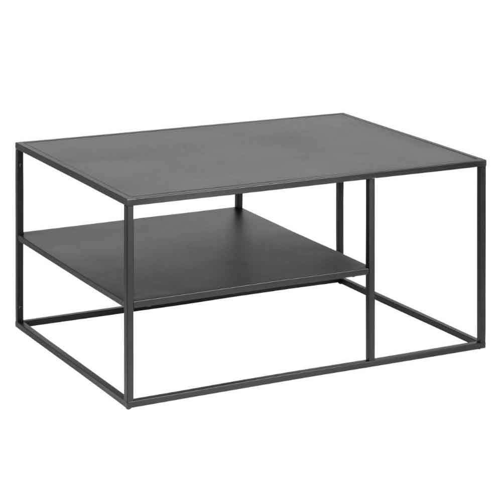 Needles Metal Coffee Table - Matt Black