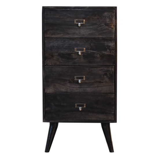 Neligh Wooden Filing Cabinet In Ash Black With 4 Drawers_2