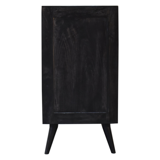 Neligh Wooden Filing Cabinet In Ash Black With 4 Drawers_5