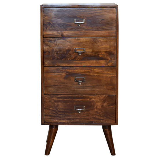 Neligh Wooden Filing Cabinet In Chestnut With 4 Drawers_2