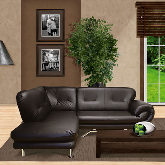 nena corner faux leather sofa - Circular Sectional Sofa, How to Make the Living Room into a Luxurious Lounge