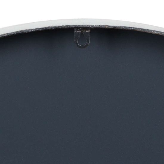 Neoga Small Foil Mirrored Wall Clock In Silver Furniture in Fashion