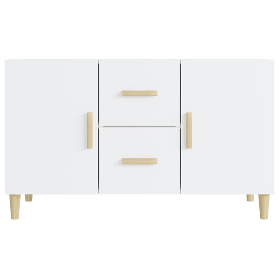 Neola High Gloss Sideboard With 2 Doors 2 Drawers In White_4