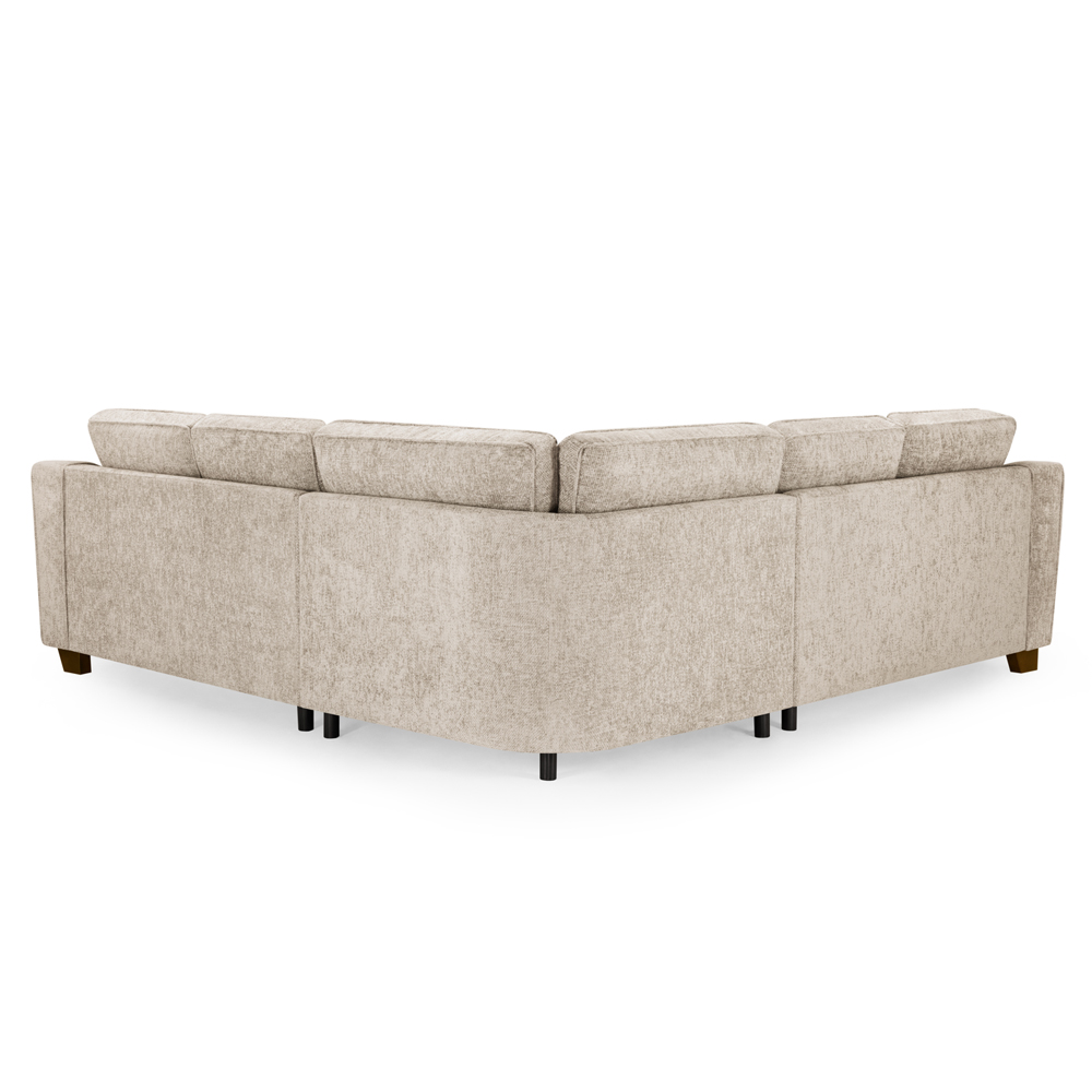 Nepean Fabric Corner Sofa In Stone