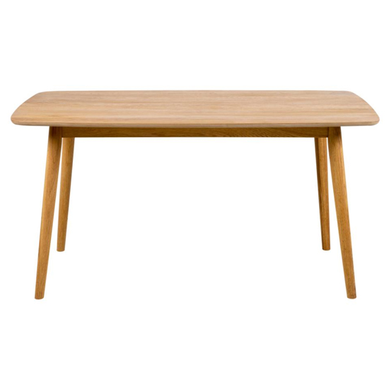 Nephi Rectangular 150cm Wooden Dining Table In Oak_1