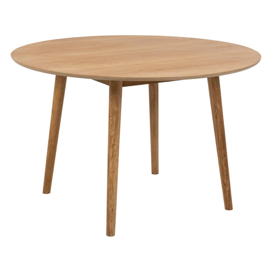 Read more about Nephi round wooden dining table in oak