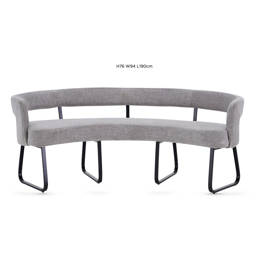 Nertan Round Solid Wood Dining Table Set in Grey and Oak