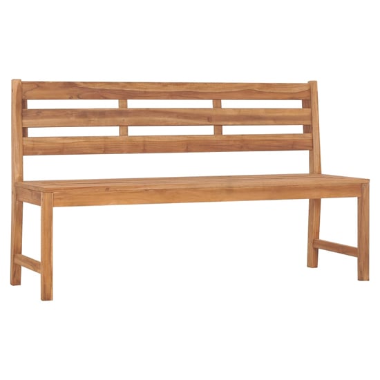 Product photograph of Netra 150cm Wooden Garden Seating Bench In Natural from Furniture in Fashion