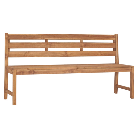 Read more about Netra 170cm wooden garden seating bench in natural