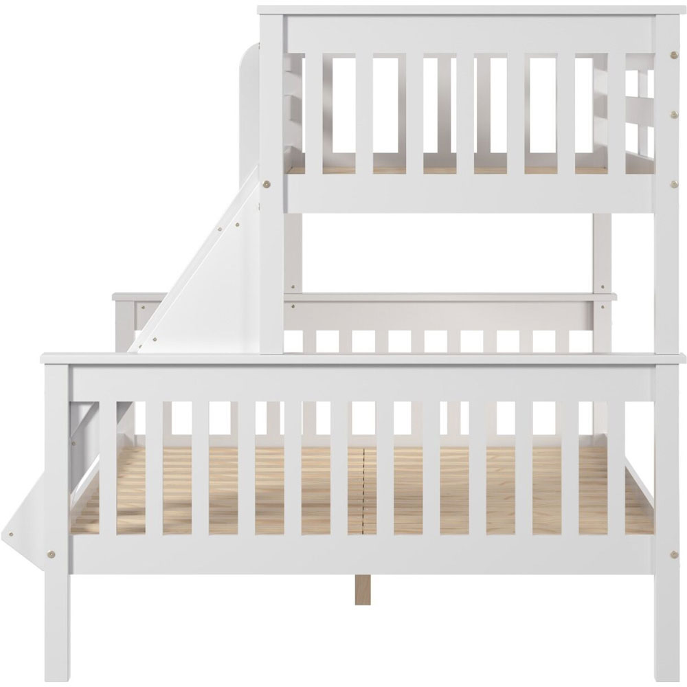 Nevada Wooden Triple Sleeper Bunk Bed in White