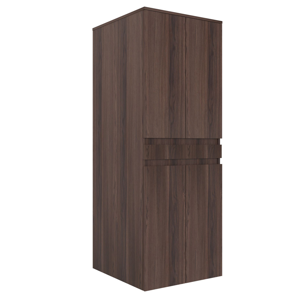 Neve Wooden Washing Machine Cabinet in Dark Walnut