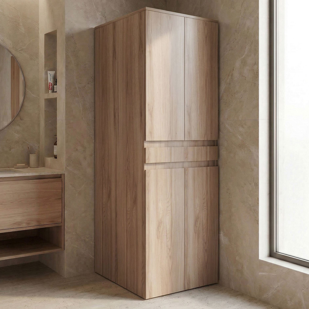 Neve Wooden Washing Machine Cabinet in Oak