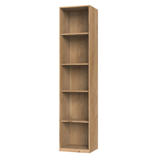 Read more about New york wooden shelving unit in planked oak