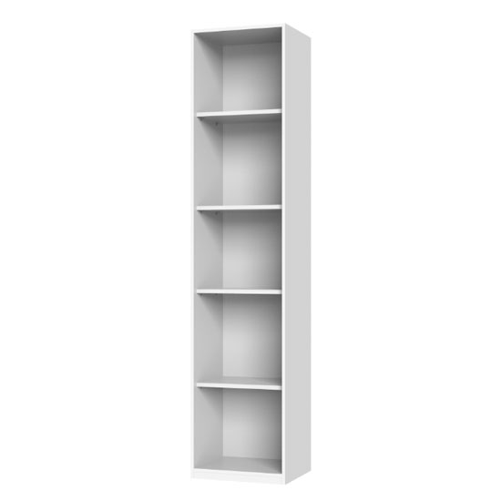 Read more about New york wooden shelving unit in white
