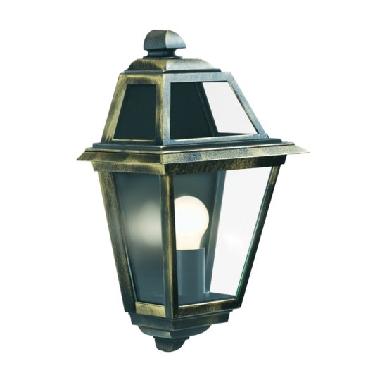 New Orleans Outdoor Wall Bracket In Black And Gold