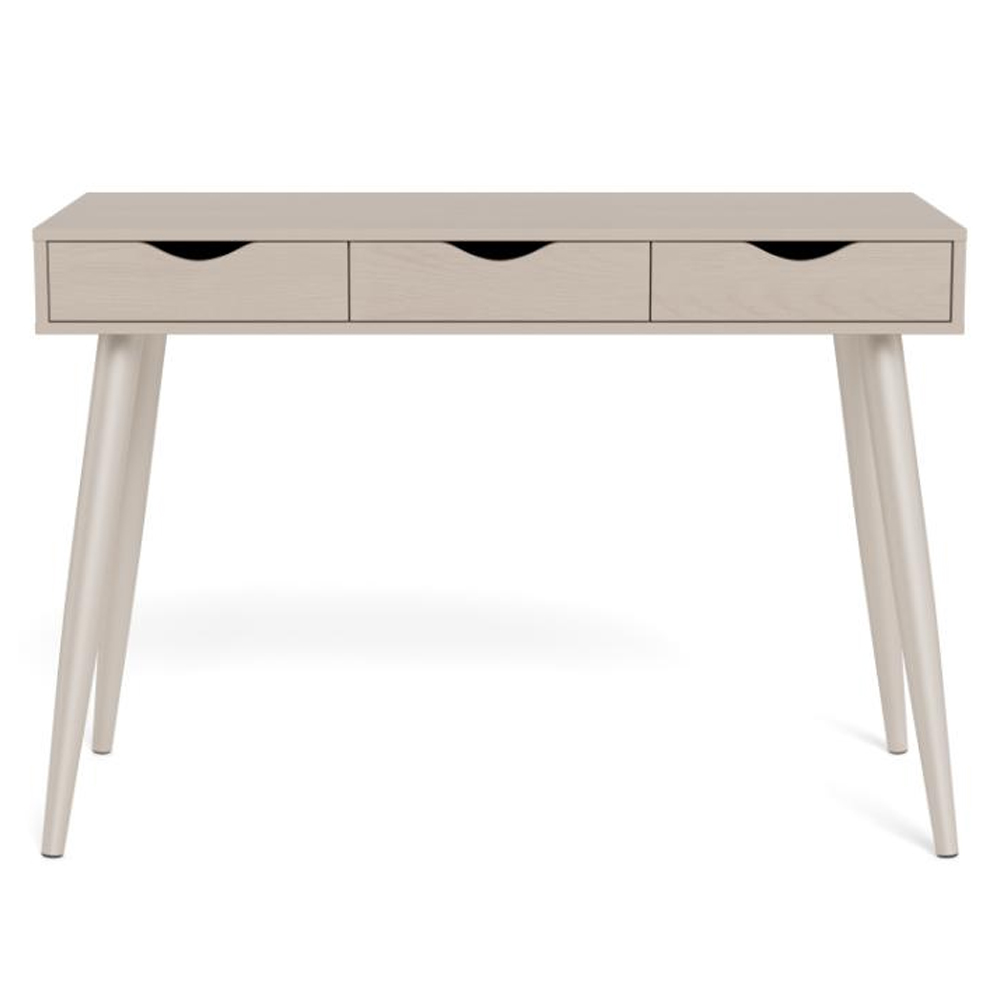 Newark Wooden Laptop Desk With Steel Legs - Grey
