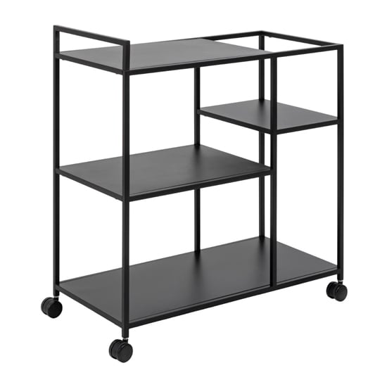 Read more about Newberry metal 3 shelves drinks trolley in matt black