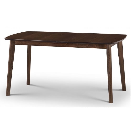 Photo of Kaiha wooden extending dining table in walnut