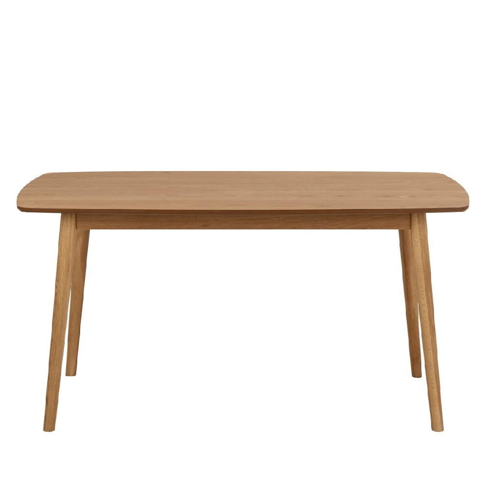 Newhall Wooden Rectangular Dining Table in Oak