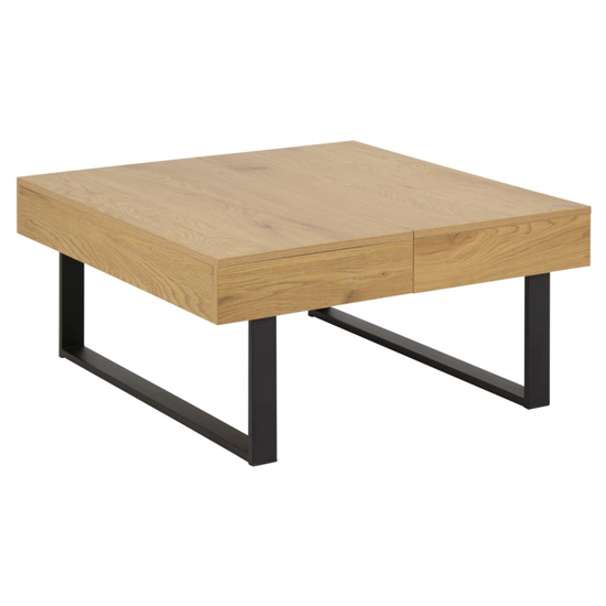 Read more about Norwich wooden storage coffee table in matt wild oak
