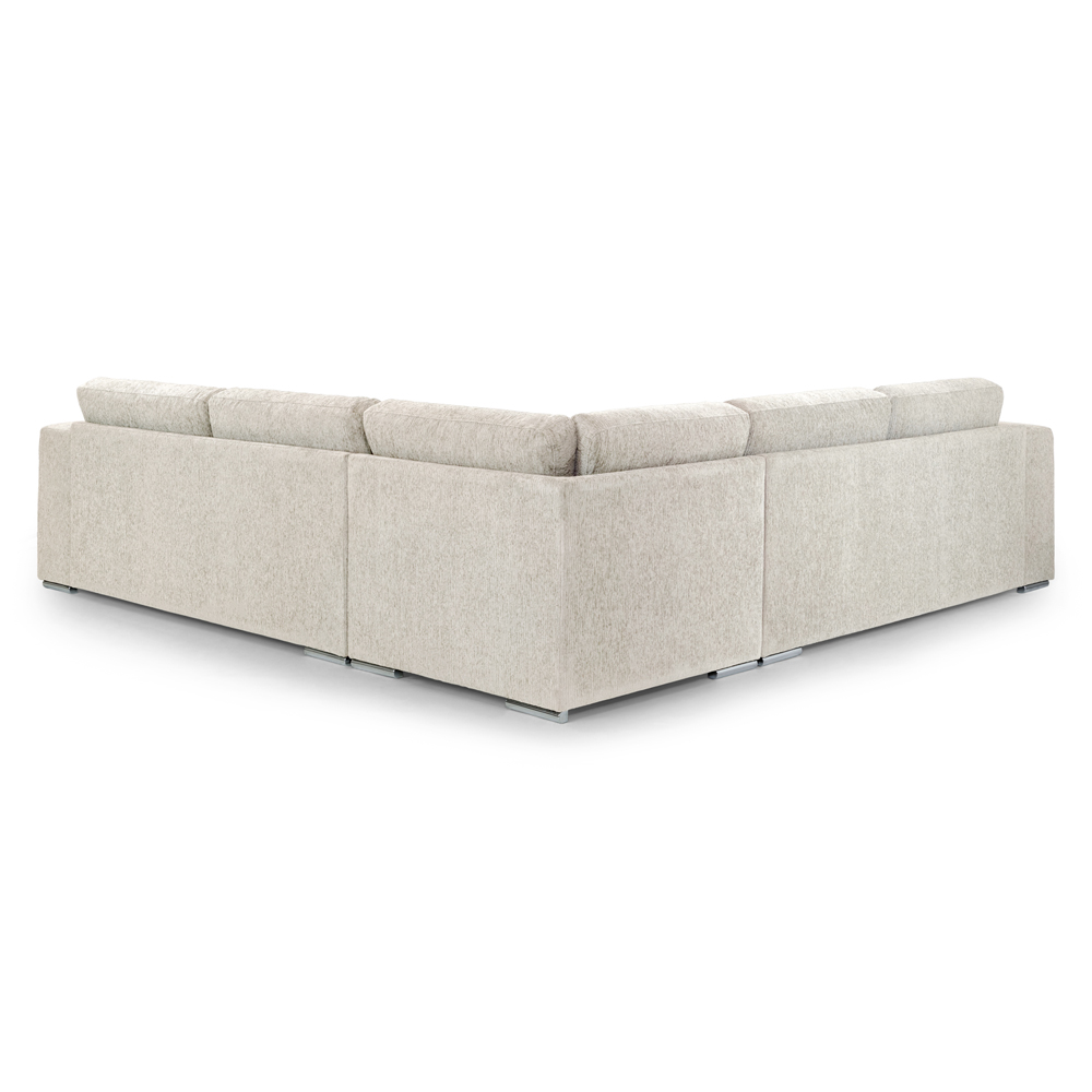 Newnan Fabric Corner Sofa In Beige
