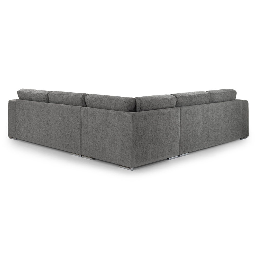 Newnan Fabric Corner Sofa In Grey