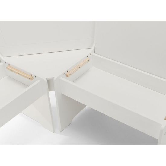 Nadira Corner White Wooden Dining Table With Storage Bench_5