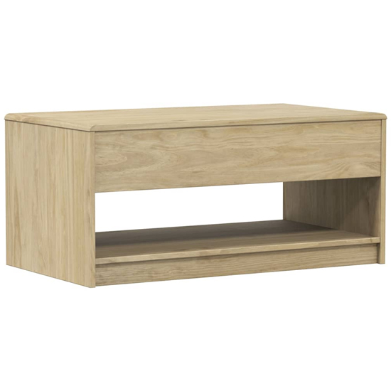 Newport Wooden Coffee Table With 2 Drawers In Oak